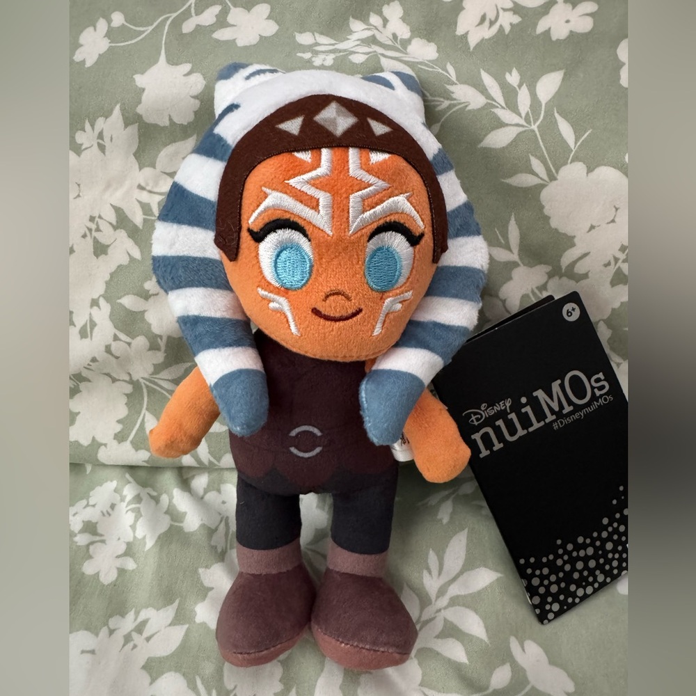 Disney nuiMOs Ahsoka Tano Plush with Orange and Blue Stripes NWT